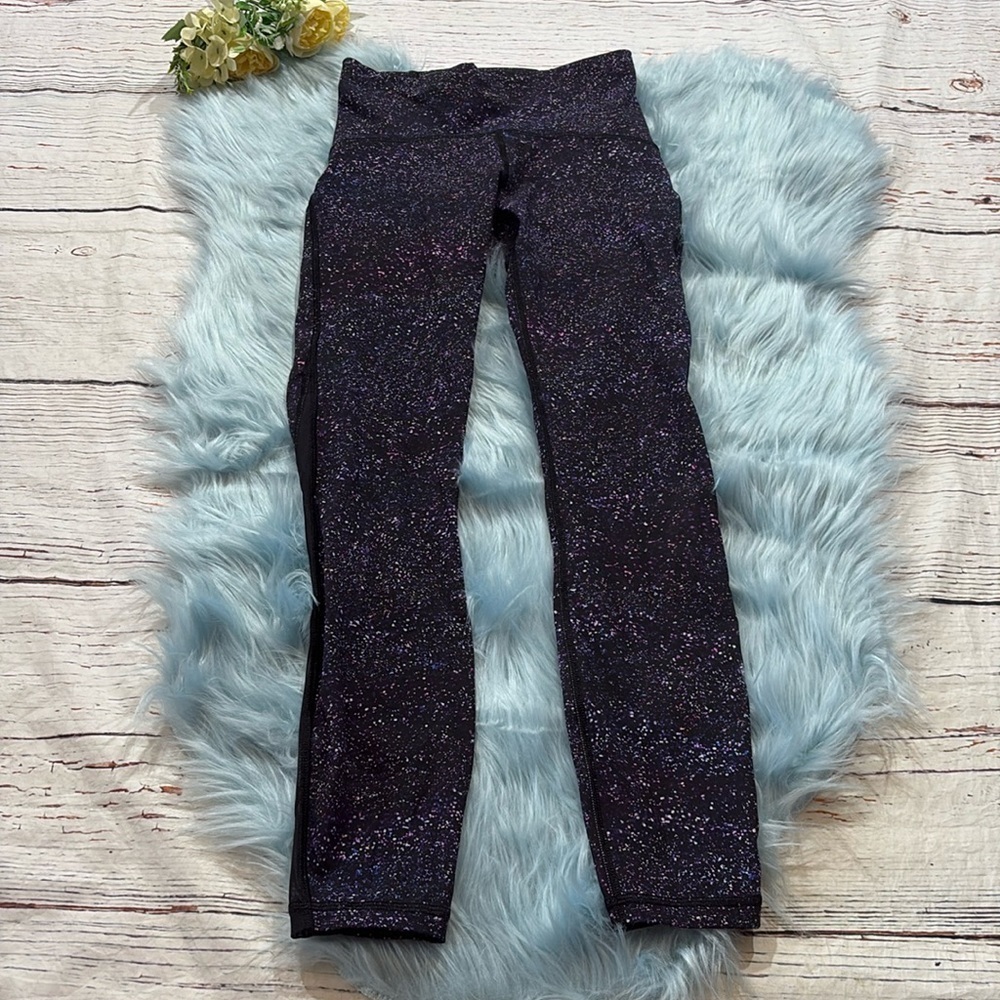 Lululemon Train Times 7/8 Luxtreme Leggings in Crystalline Multi Sz 4